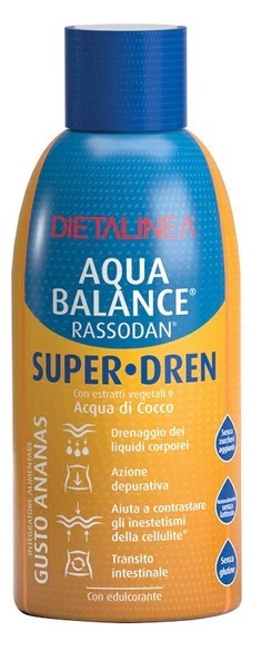 AQUA BALANCE RASSODAN SUPER DREN ANANAS 500 ML - dottorbianchi.it