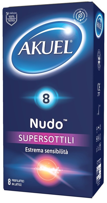 PROFILATTICO AKUEL NUDO SUPERSOTTILE 8 PEZZI - dottorbianchi.it