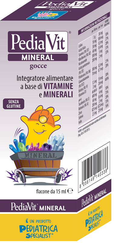 PEDIAVIT MINERAL GOCCE 15 ML - dottorbianchi.it