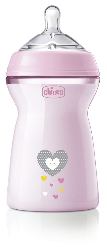 CHICCO BIBERON NAT FEEL PP 6M+ 330 ML BIMBA - dottorbianchi.it