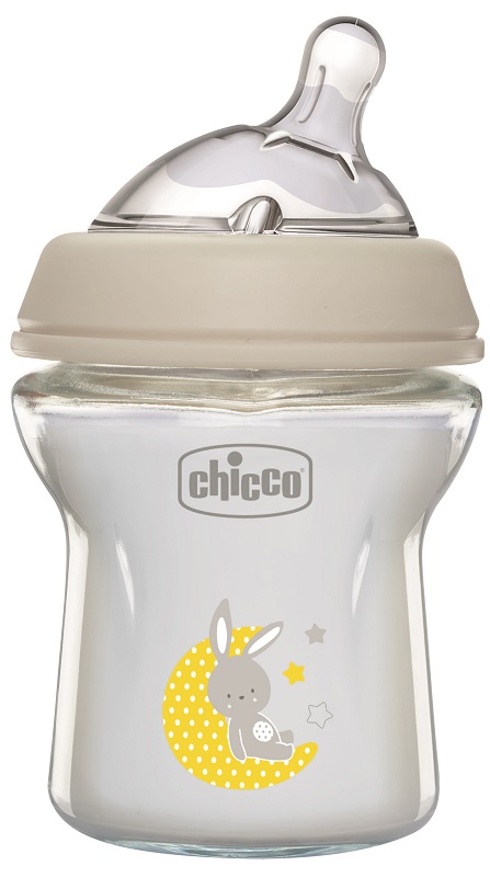 CHICCO BIBERON NAT FEEL VETRO 0M+ 150 ML - dottorbianchi.it