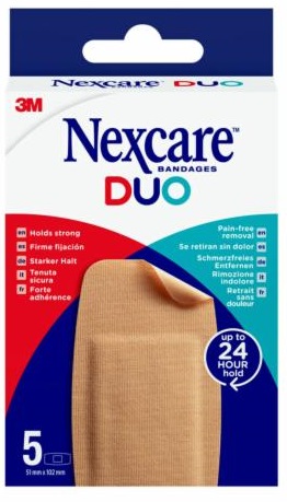 CEROTTO NEXCARE DUO MAXI 5 PEZZI - dottorbianchi.it