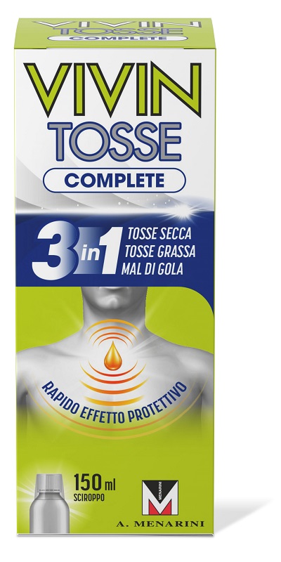 VIVIN TOSSE COMPLETE SCIROPPO PER TOSSE 150 ML - dottorbianchi.it