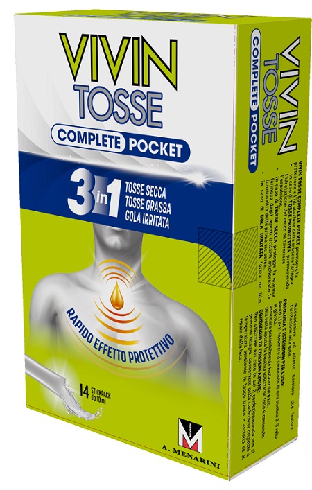 VIVIN TOSSE COMPLETE POCKET 14 STICK PACK DA 10 ML - dottorbianchi.it
