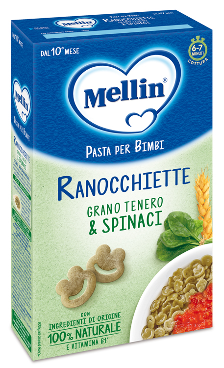 MELLIN RANOCCHIETTE CON SPINACI 280 G - dottorbianchi.it