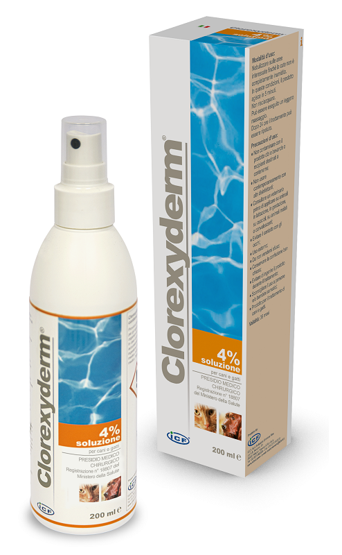 CLOREXYDERM SOLUZIONE 4% 200 ML - dottorbianchi.it