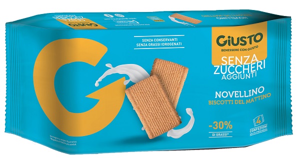 GIUSTO SENZA ZUCCHERO BISCOTTI MATTINO 350 G - dottorbianchi.it