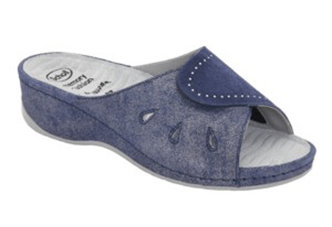 NIVES PELLE SCAMOSCIATA BLU 36 - dottorbianchi.it