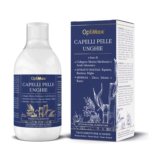 OPTIMAX CAPELLI PELLE UNGHIE 500 ML - dottorbianchi.it