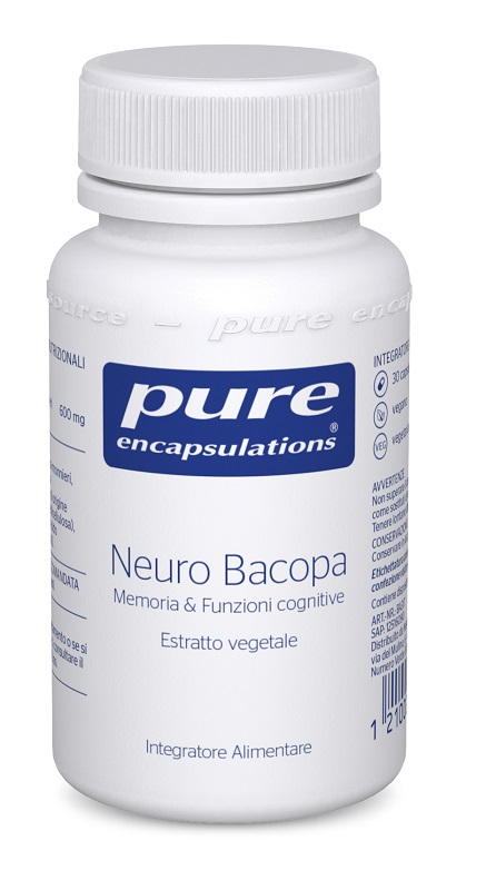 PURE ENCAPSULATIONS NEURO BACOPA MEMORIA & FUNZIONI COGNITIVE 30 CAPSULE - dottorbianchi.it