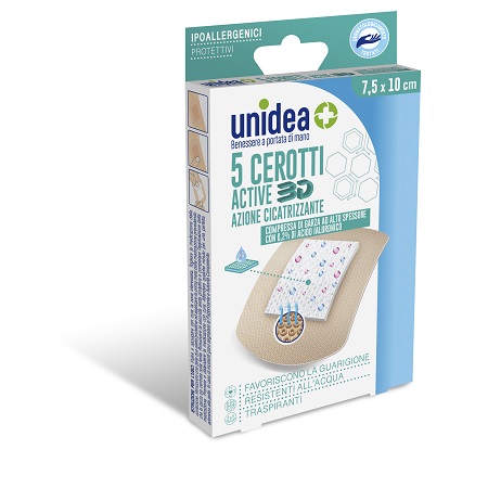 CEROTTO UNIDEA CICATRIZZANTE 7,5X10 5 PEZZI - dottorbianchi.it