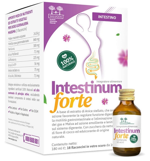 SALUGEA INTESTINUM FORTE 18 FLACONCINI DA 10 ML - dottorbianchi.it