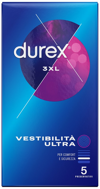 PRESERVATIVO DUREX 3XL VESTIBILITA' ULTRA 5 PEZZI - dottorbianchi.it