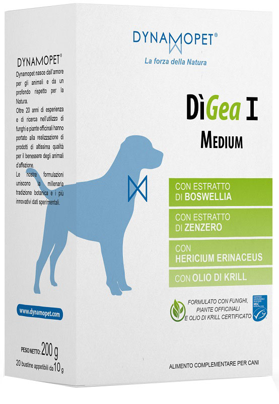 DIGEA I MEDIUM PER CANI 20 BUSTINE DA 10 G - dottorbianchi.it