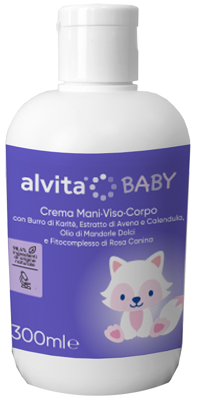 ALVITA BABY CREMA VISO-CORPO 300 ML - dottorbianchi.it