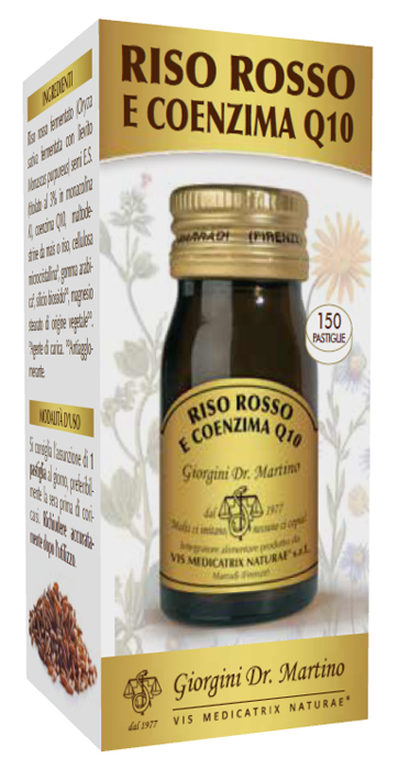 RISO ROSSO E COENZIMA Q10 30 G 150 PASTIGLIE - dottorbianchi.it