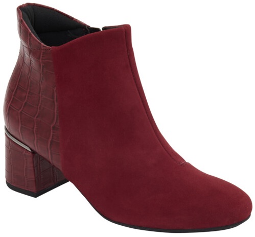 ALIZEE BOOTIE ROSSO SCURO 38 - dottorbianchi.it