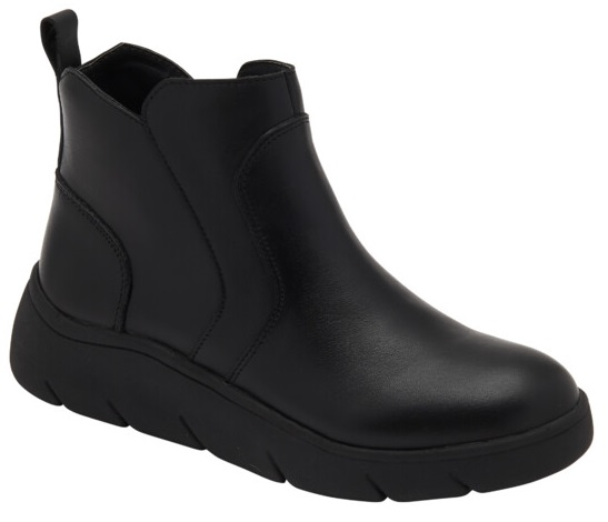 CALZATURA BORMIO LEATHER WOMAN BLACK PELLE 36 - dottorbianchi.it
