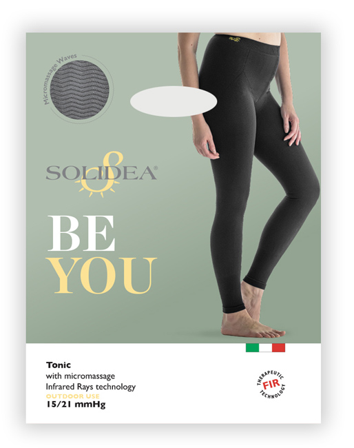 BE YOU TONIC LEGGINGS MASSAGGIANTE COPRENTE NERO L - dottorbianchi.it