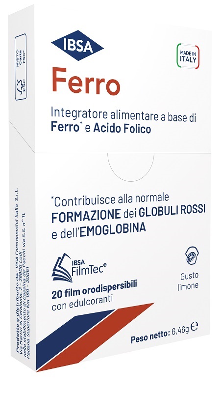 FERRO IBSA 20 FILM ORODISPERSIBILI - dottorbianchi.it