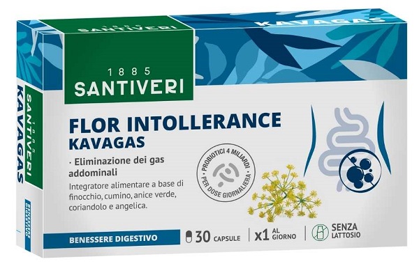 FLOR INTOLLERANCE KAVAGAS 30 CAPSULE - dottorbianchi.it