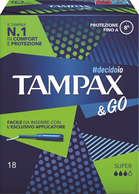 TAMPAX &GO SUPER 18 PEZZI - dottorbianchi.it