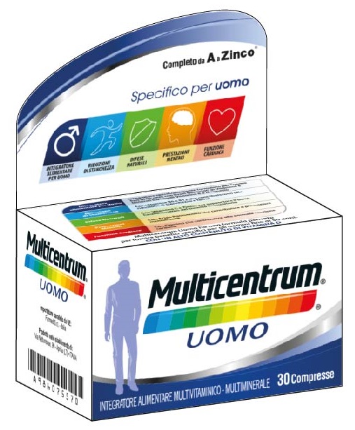 MULTICENTRUM UOMO 30 COMPRESSE - dottorbianchi.it