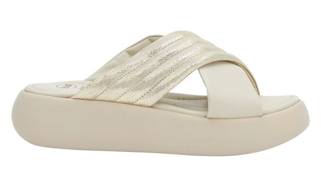 BOCA CROSS LAMINATED LEATHER+LEATHER WOMAN PLATINUM 40 MATERIALE PELLE LAMINATA+PELLE FODERA TOMAIA PELLE SOTTOPIEDE PELLE SUOLA PU FITTING F ALTEZZA TACCO 15 COLLEZIONE SS23 - dottorbianchi.it