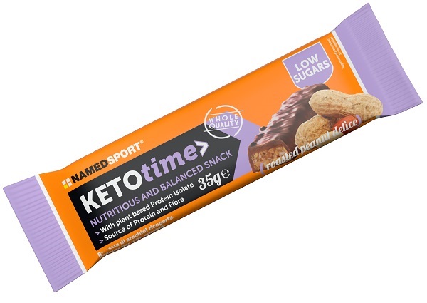 KETOTIME BAR ROASTED PEANUT 35 G - dottorbianchi.it