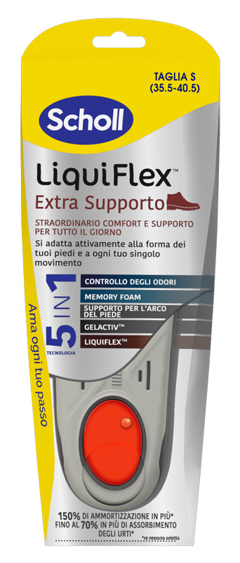 SCHOLL LIQUIFLEX EXTRA SUPPORT TAGLIA SMALL - dottorbianchi.it