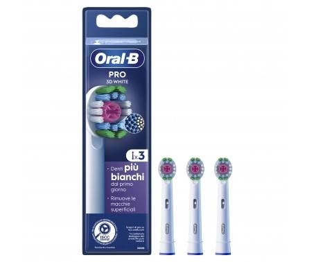 ORALB POWER REFILL EB18-3 3D WHITE 3 PEZZI - dottorbianchi.it