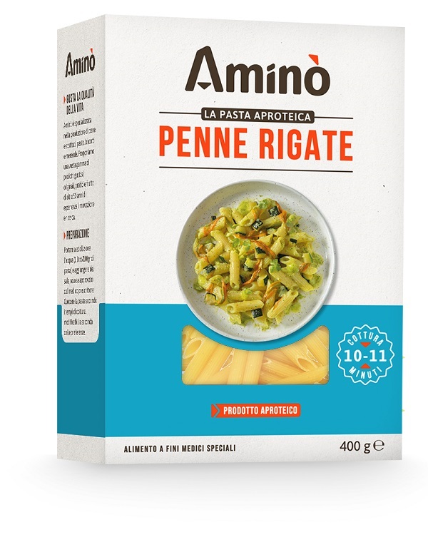 AMINO' LA PASTA APROTEICA PENNE RIGATE 400 G - dottorbianchi.it