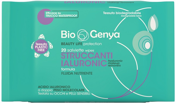 BIOGENYA STRUCCANTE SALVIETTINA IALURONICO 20 PEZZI - dottorbianchi.it