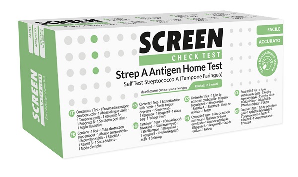 STREP A ANTIGEN HOME TEST DETERMINAZIONE QUALITATIVA ANTIGENI STREPTOCOCCO A DA TAMPONE FARINGEO 1 PEZZO - dottorbianchi.it
