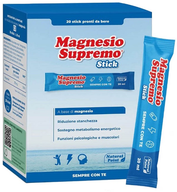 MAGNESIO SUPREMO 20 STICK DA 20 ML - dottorbianchi.it