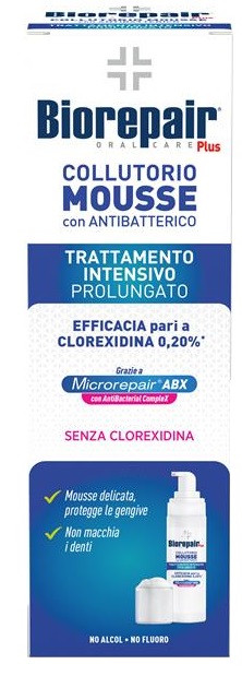 BIOREPAIR PLUS COLLUTORIO MOUSSE ANTIBATTERICO ABX 200 ML - dottorbianchi.it