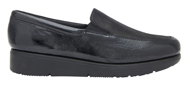 GILLY SLIP ON GLITTERED SUEDE+NAPLACK SCARPA WOMAN BLACK 38 - dottorbianchi.it