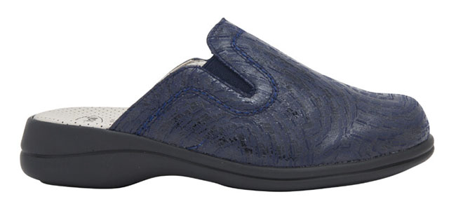 NEW TOFFEE PRINTED SYNTHETIC CIABATTA WOMAN NAVY BLUE 35 - dottorbianchi.it