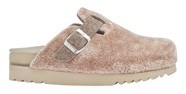 POPPY MICROFIBRE CIABATTA WOMAN BEIGE 37 - dottorbianchi.it