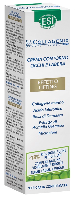 ESI BIOCOLLAGENIX CREMA CONTORNO OCCHI LABBRA EFFETTO LIFTING 15 ML - OFFERTA A TEMPO LIMITATO - dottorbianchi.it