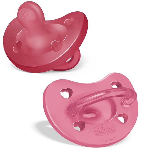 CHICCO GOMMOTTO SILICONE ROSA 16-36 MESI 2 PEZZI - dottorbianchi.it