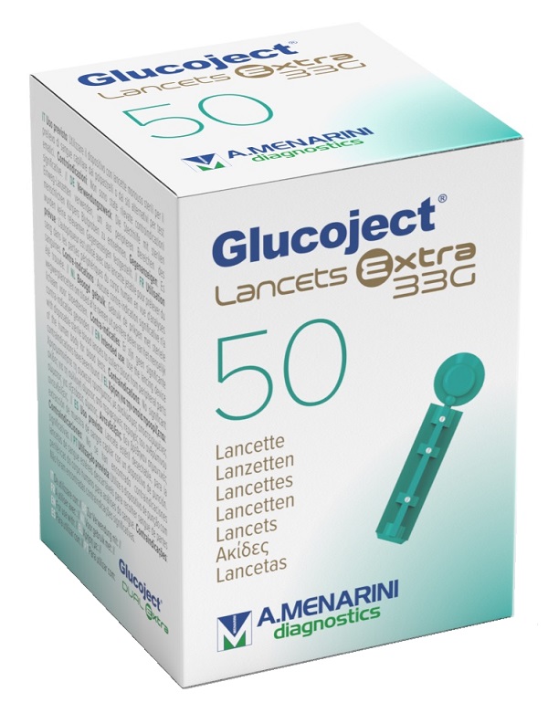 LANCETTA PUNGIDITO GLUCOJECT EXTRA GAUGE 33 50 PEZZI - dottorbianchi.it