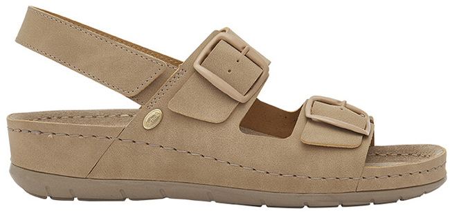 ABERDEEN SANDAL SYNTHETIC W BEIGE 41 - dottorbianchi.it