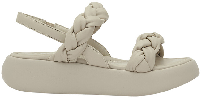 BOCA SANDAL LEATHER W BEIGE 41 - dottorbianchi.it