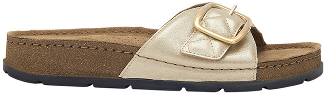 BORA MULE LAMINATED SYNTHETIC W PLATINUM 39 - dottorbianchi.it