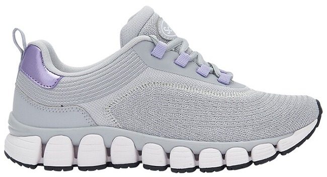 GALAXY WAVE 24 GLITTERED MESH+SYNTHETIC W GREY 37 - dottorbianchi.it