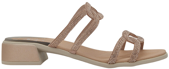 LIPARI MICROFIBRE+STRASS W ROSE GOLD 40 - dottorbianchi.it