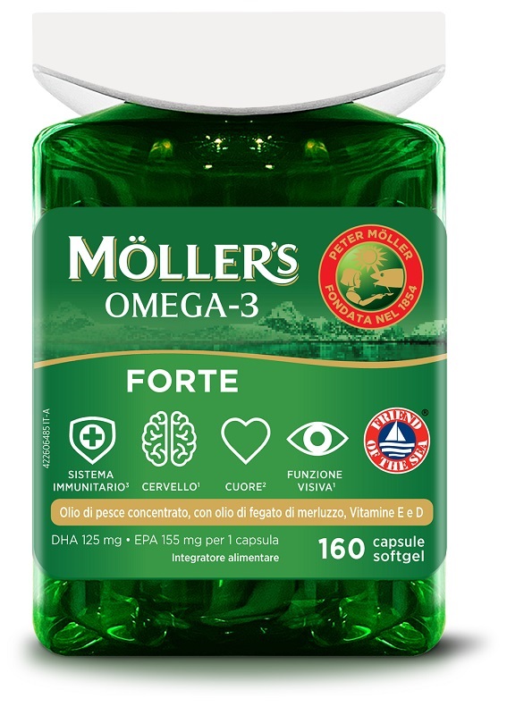 MOLLER'S OMEGA 3 FORTE 160 CAPSULE - dottorbianchi.it