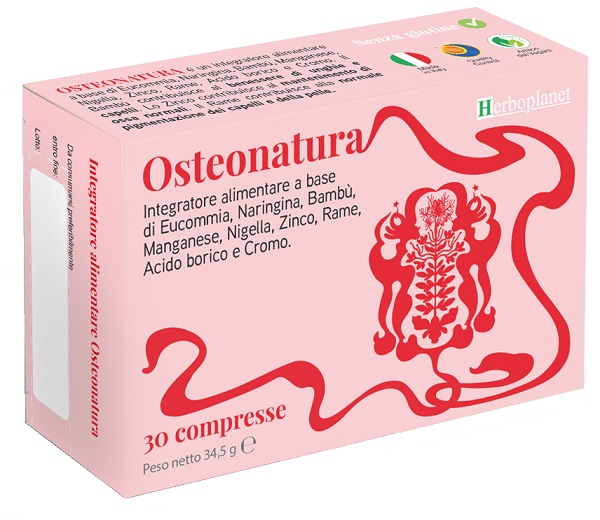 OSTEONATURA 30 COMPRESSE SENZA GLUTINE - dottorbianchi.it