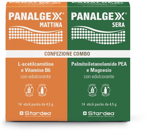 PANALGEXX MATTINA 14 STICKPACK + PANALGEXX SERA 14 STICKPACK CONFEZIONE COMBO - dottorbianchi.it